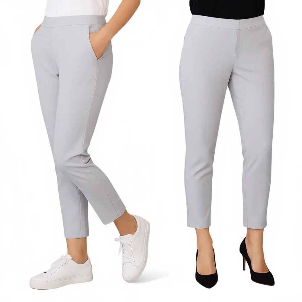 Elizabeth & Clarke Women’s Ponte Knit Ankle Pants w/ StainTech - SIZE 14 NEW